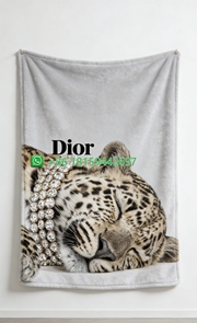 Dior Throw Blankets